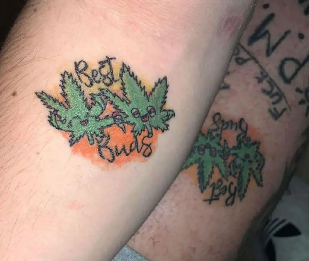 Best Friend Weed Tattoos 2 100+ Amazing Weed Tattoo Ideas That Will Get You High
