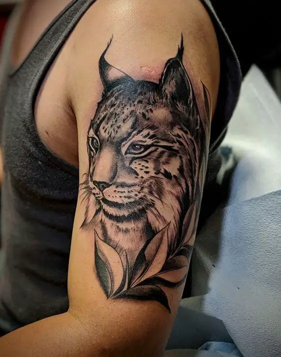 Black And White Lynx Tattoo 3 Lynx Tattoo: Everything You Need To Know (30+ Cool Design Ideas)