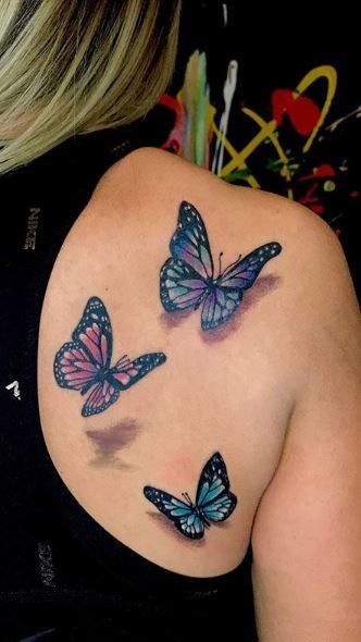 Butterfly Tattoos On Back Top 41 Gorgeous Back Tattoo Designs in 2022