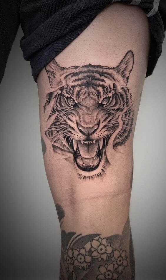 Chinese Tiger Tattoo 3 36+ Tiger Tattoo Designs for Men and Women in 2022
