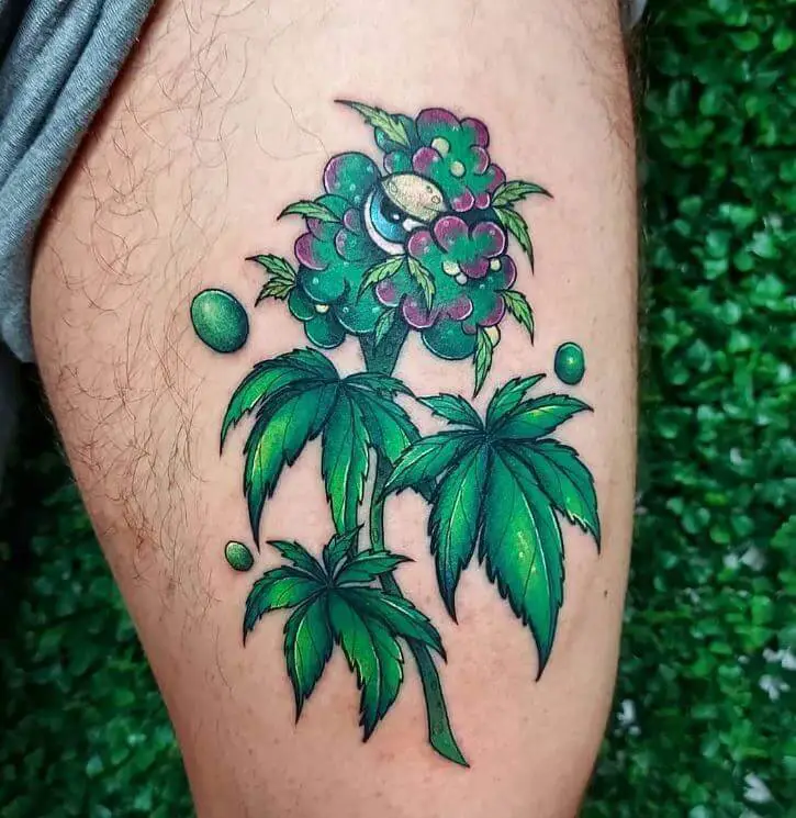 Cool Weed Tattoos 7 100+ Amazing Weed Tattoo Ideas That Will Get You High