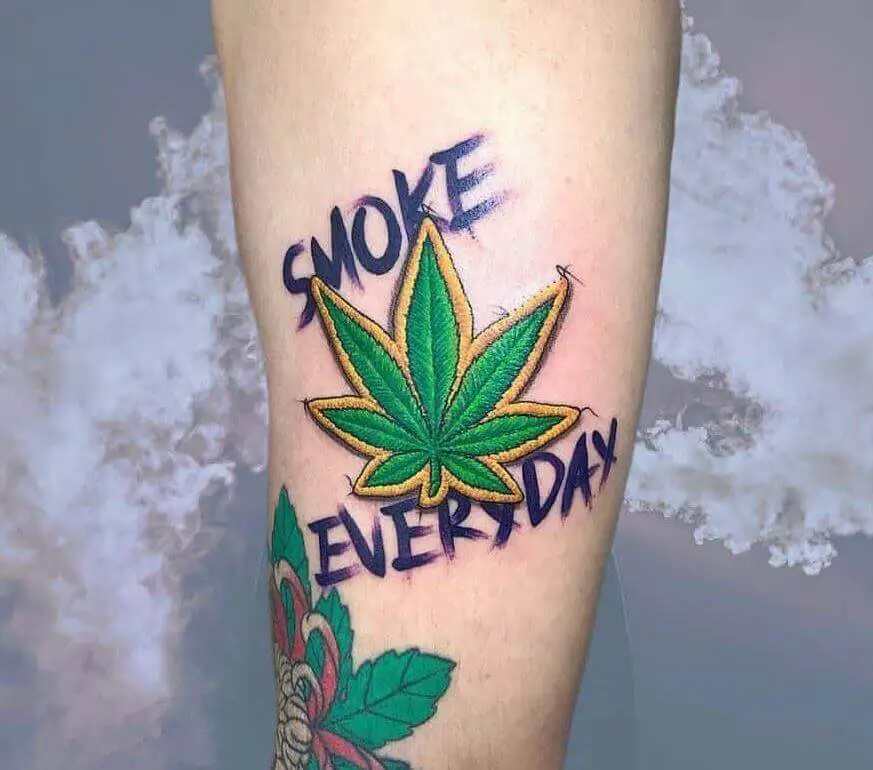 Cool Weed Tattoos 9 100+ Amazing Weed Tattoo Ideas That Will Get You High