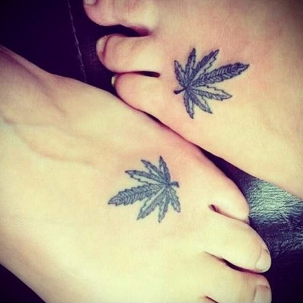 Couple Weed Tattoos 2 100+ Amazing Weed Tattoo Ideas That Will Get You High