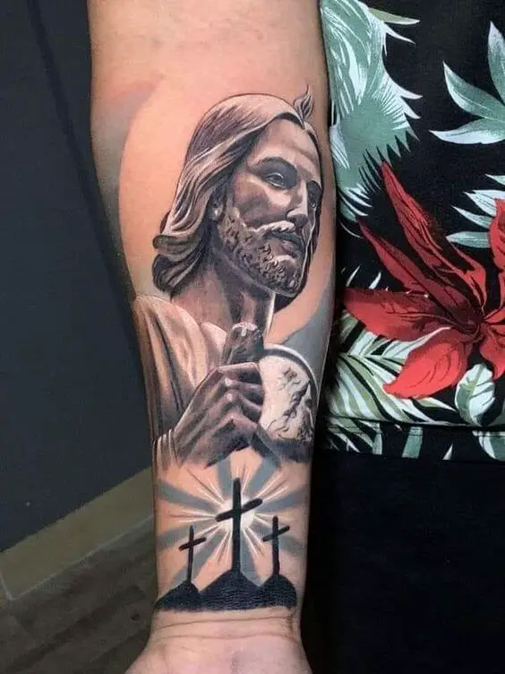 Cross San Judas Tattoo 3 Top 12 Awesome San Judas Tattoo Ideas in 2022