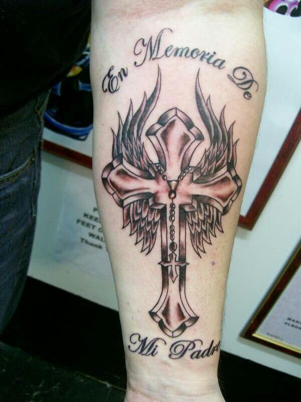 Cross with Angel Wings 2 Top 20 Angel Wings Tattoo Design: Find Your Perfect Angel Wings Tattoo