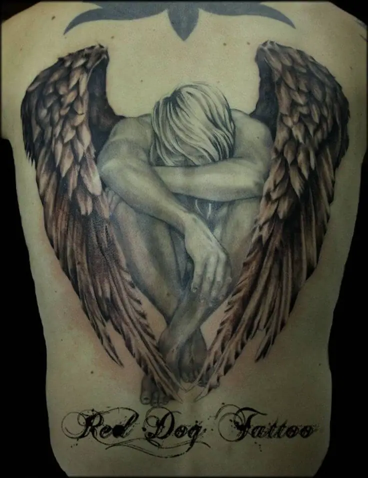 Fallen Angel Wings Tattoo 4 Top 20 Angel Wings Tattoo Design: Find Your Perfect Angel Wings Tattoo
