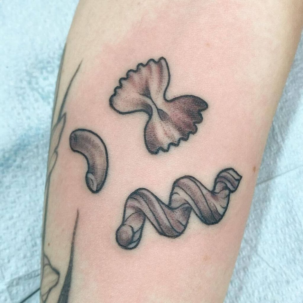 Farfalle Pasta Tattoo Pasta Tattoos: The Most Interesting Meaning Behind This Popular Trend (2022)