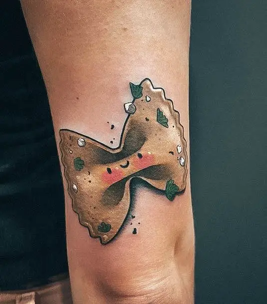 Farfalle Pasta Tattoo 2 Pasta Tattoos: The Most Interesting Meaning Behind This Popular Trend (2022)