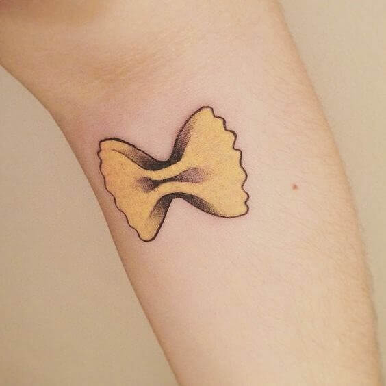 Farfalle Pasta Tattoo 3 Pasta Tattoos: The Most Interesting Meaning Behind This Popular Trend (2022)