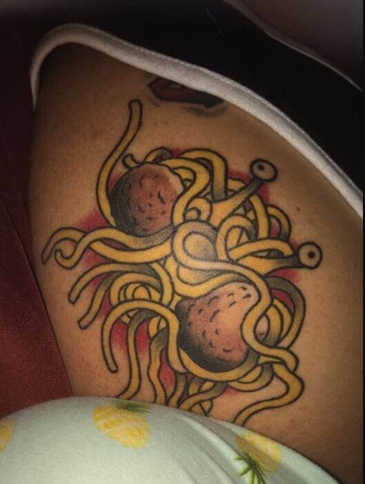 Flying Spaghetti Monster Tatoo 7 Pasta Tattoos: The Most Interesting Meaning Behind This Popular Trend (2022)