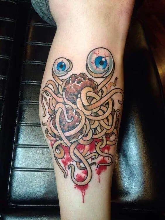 Flying Spaghetti Monster Tatoo Pasta Tattoos: The Most Interesting Meaning Behind This Popular Trend (2022)