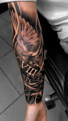 Forearm Dove Tattoo 10 Forearm Tattoo Designs - Ideas and Meaning