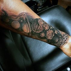 Galaxy Forearm Tattoo 1 Awesome Galaxy Tattoo Design Ideas for Men and Women in 2022