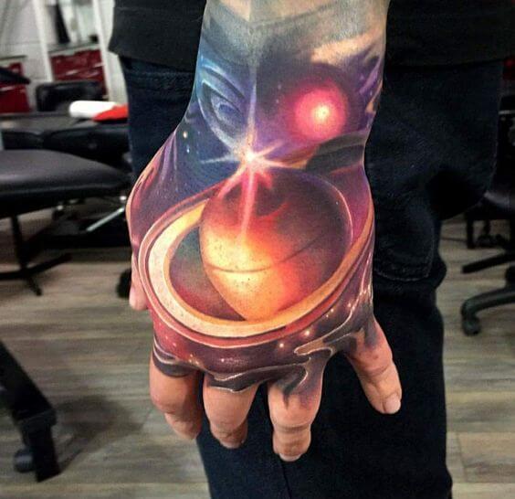 Galaxy Hand Tattoo Awesome Galaxy Tattoo Design Ideas for Men and Women in 2022