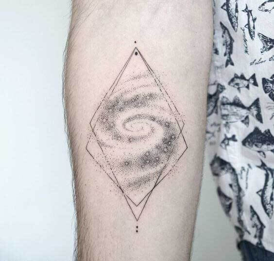 Galaxy Tattoo Small Awesome Galaxy Tattoo Design Ideas for Men and Women in 2022