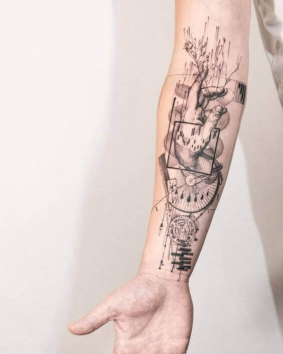 Geometric Forearm Tattoo 12 Forearm Tattoo Designs - Ideas and Meaning