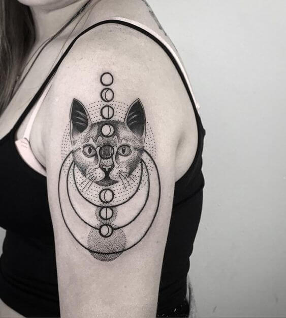 Geometric Lynx Tattoo 7 Lynx Tattoo: Everything You Need To Know (30+ Cool Design Ideas)