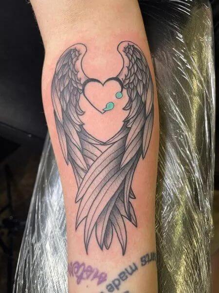 Heart with Angel Wing Tattoos Top 20 Angel Wings Tattoo Design: Find Your Perfect Angel Wings Tattoo