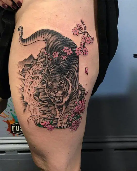 Japanese Tiger Tattoo 3 36+ Tiger Tattoo Designs for Men and Women in 2022