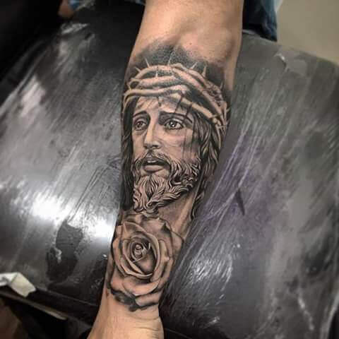 Jesus Forearm Tattoo 2 Forearm Tattoo Designs - Ideas and Meaning