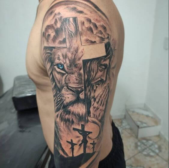 Jesus Lion Tattoo 33 Unique Lion Tattoo Designs for Men and Women in 2022