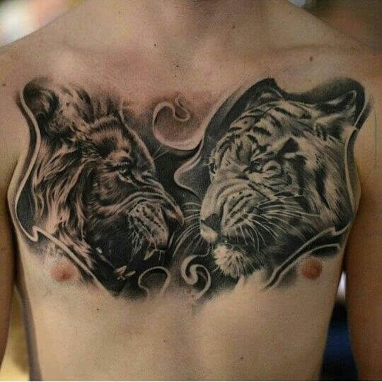 Lion And Tiger Tattoo 36+ Tiger Tattoo Designs for Men and Women in 2022