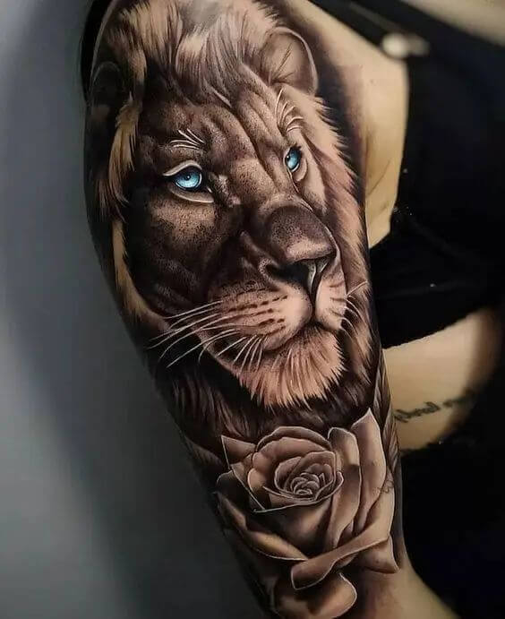 Lion Rose Tattoo Top 35 Gorgeous Rose Tattoo Design Ideas in 2022
