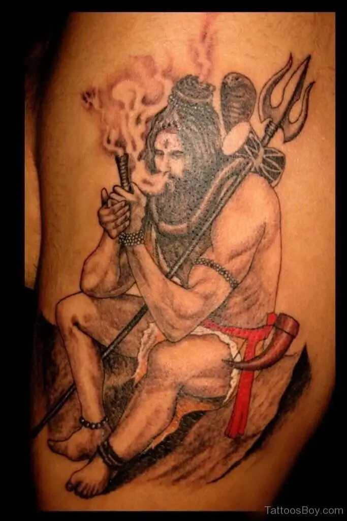 Lord Shiva Smoking Weed Tattoo 100+ Amazing Weed Tattoo Ideas That Will Get You High