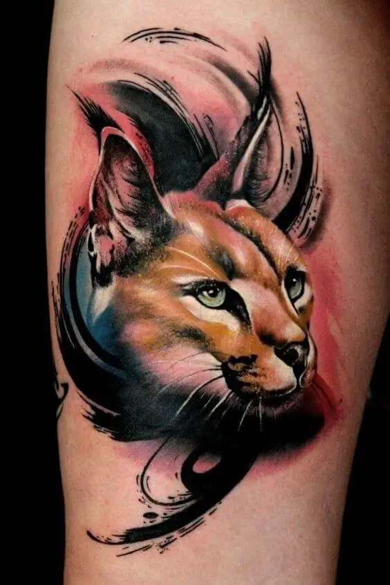 Lynx Head Tattoo 4 Lynx Tattoo: Everything You Need To Know (30+ Cool Design Ideas)