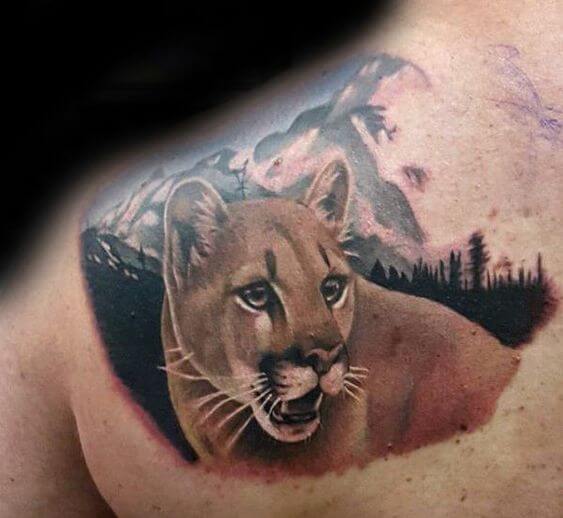 Mountain Lion Tattoo 33 Unique Lion Tattoo Designs for Men and Women in 2022