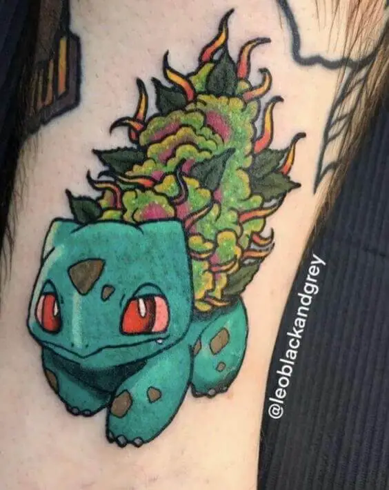 Pokemon Weed Tattoo 1 100+ Amazing Weed Tattoo Ideas That Will Get You High
