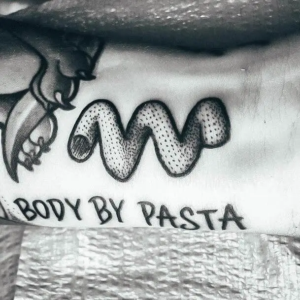Quote Pasta Tattoo 7 Pasta Tattoos: The Most Interesting Meaning Behind This Popular Trend (2022)