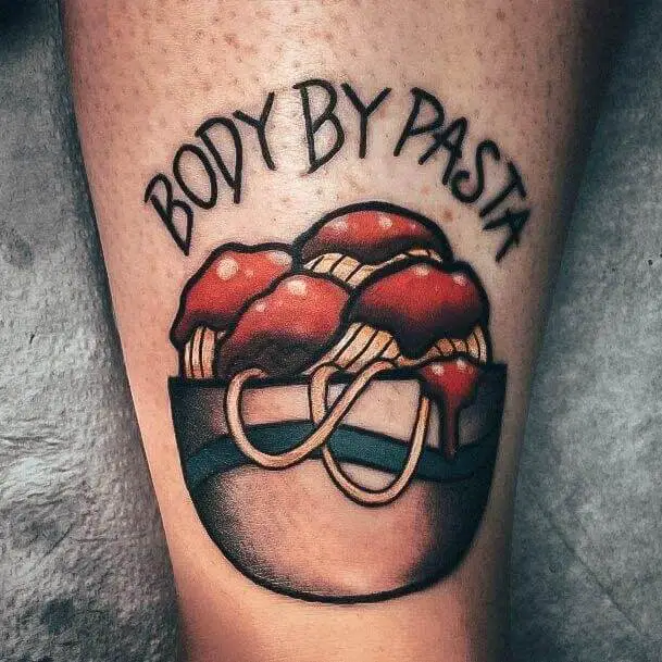 Quote Pasta Tattoo 8 Pasta Tattoos: The Most Interesting Meaning Behind This Popular Trend (2022)