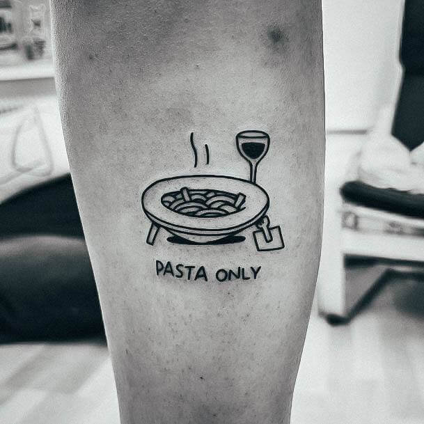 Quote Pasta Tattoo 9 Pasta Tattoos: The Most Interesting Meaning Behind This Popular Trend (2022)