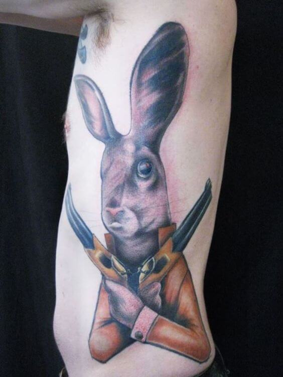 Rabbit Gun Tattoo Rabbit Tattoo: 50 Best Rabbit Tattoo Designs to Choose From (Men And Women)