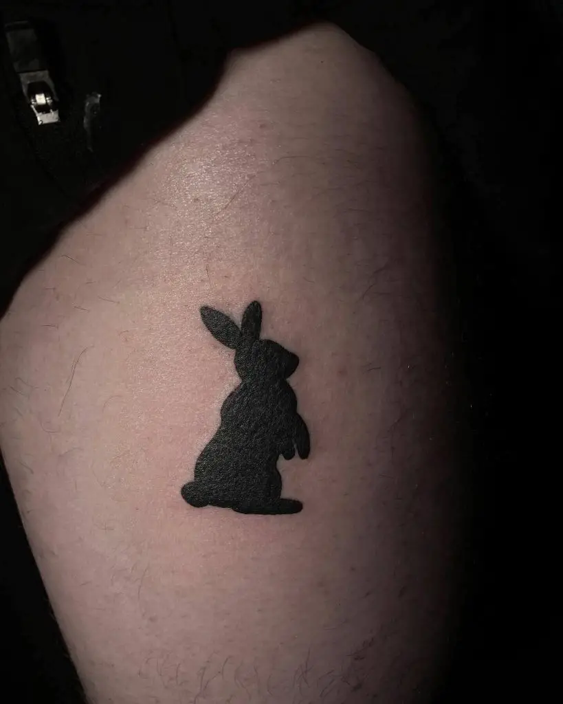 Rabbit Silhouette Tattoo Rabbit Tattoo: 50 Best Rabbit Tattoo Designs to Choose From (Men And Women)