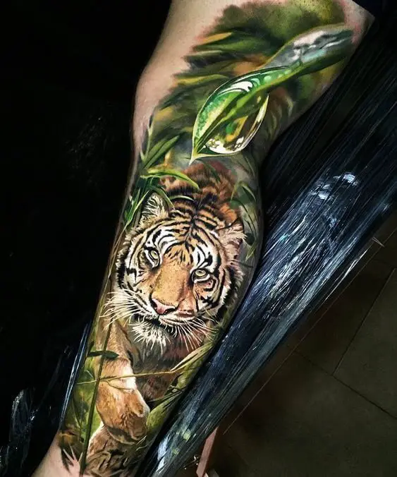 Realistic Tiger Tattoo 36+ Tiger Tattoo Designs for Men and Women in 2022