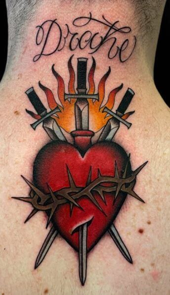 Sacred Heart Of Jesus Tattoo 5 26 Beautiful Jesus Tattoo Ideas for Men in 2022