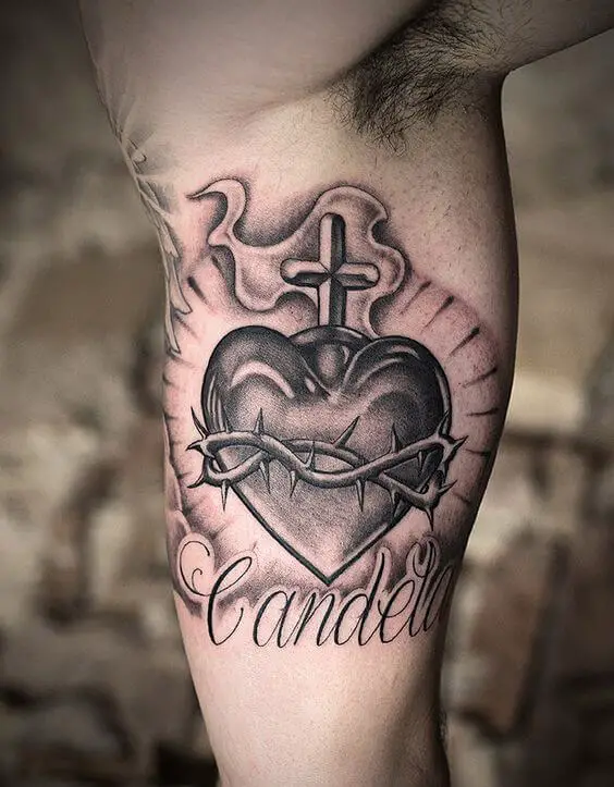 Sacred Heart Of Jesus Tattoo 7 26 Beautiful Jesus Tattoo Ideas for Men in 2022