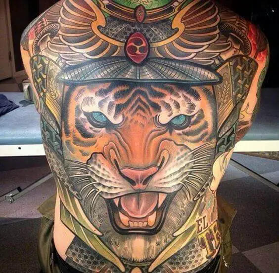 Samurai Tiger Tattoo 2 36+ Tiger Tattoo Designs for Men and Women in 2022
