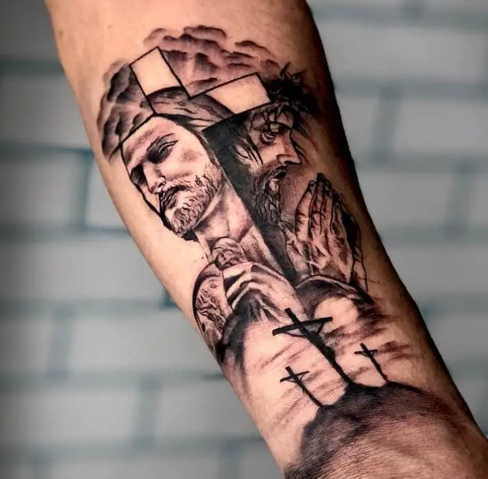 San Judas And Jesus Tattoo 2 Top 12 Awesome San Judas Tattoo Ideas in 2022
