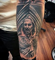 San Judas Tattoo on Arm 6 Top 12 Awesome San Judas Tattoo Ideas in 2022