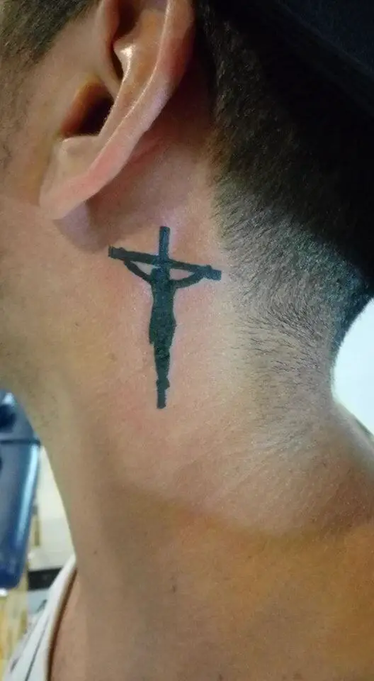 Simple Jesus Cross Tattoo 6 26 Beautiful Jesus Tattoo Ideas for Men in 2022