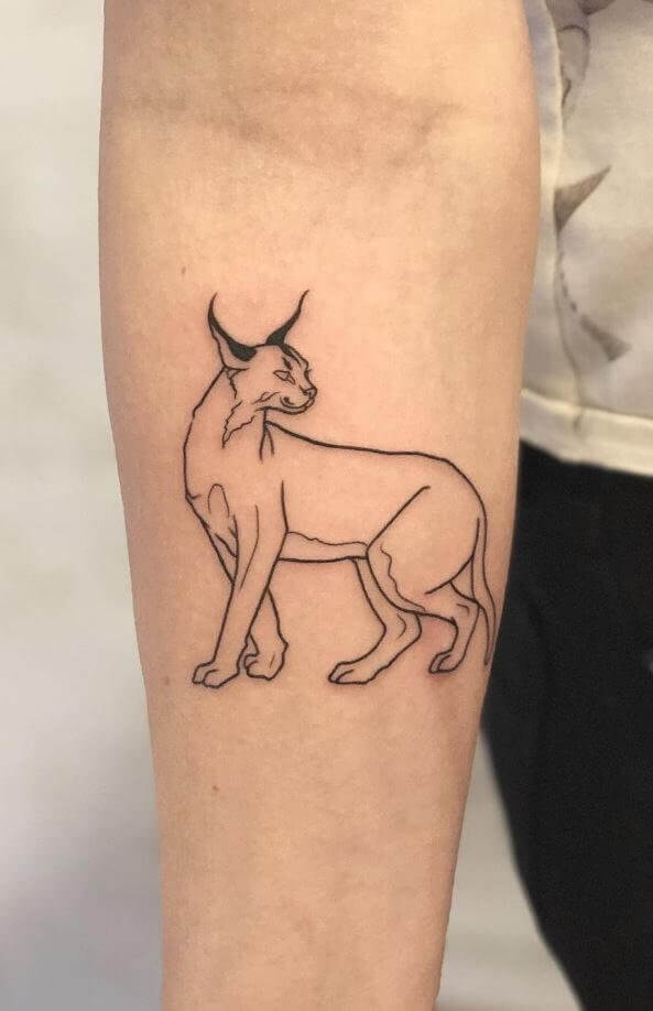 Simple Lynx Tattoo 4 Lynx Tattoo: Everything You Need To Know (30+ Cool Design Ideas)