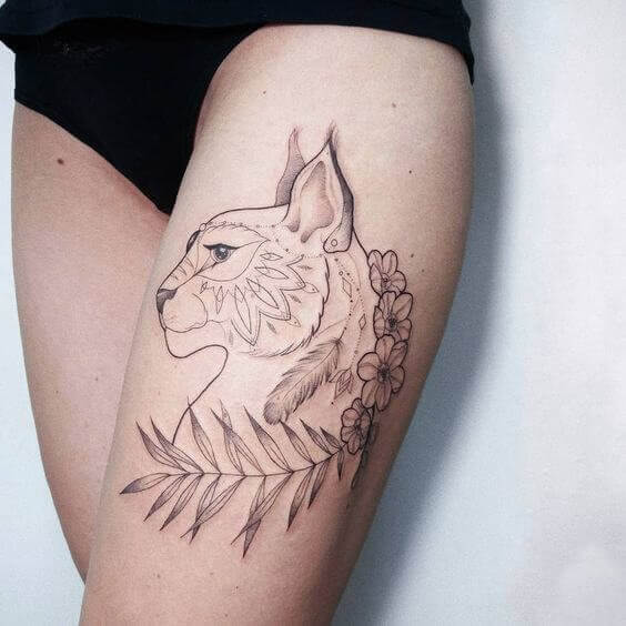 Simple Lynx Tattoo Lynx Tattoo: Everything You Need To Know (30+ Cool Design Ideas)