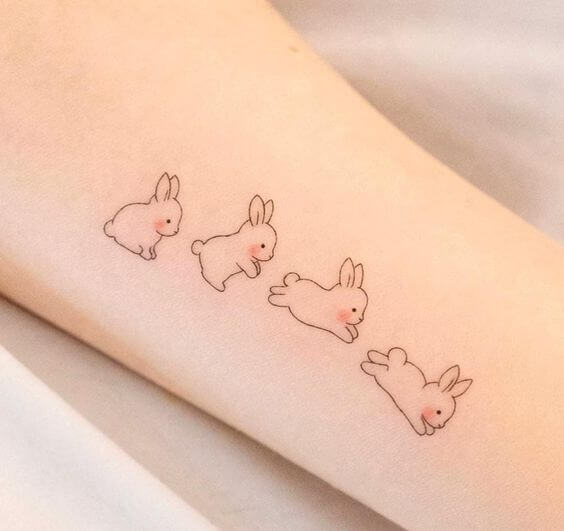 Simple Rabbit Tattoo Rabbit Tattoo: 50 Best Rabbit Tattoo Designs to Choose From (Men And Women)