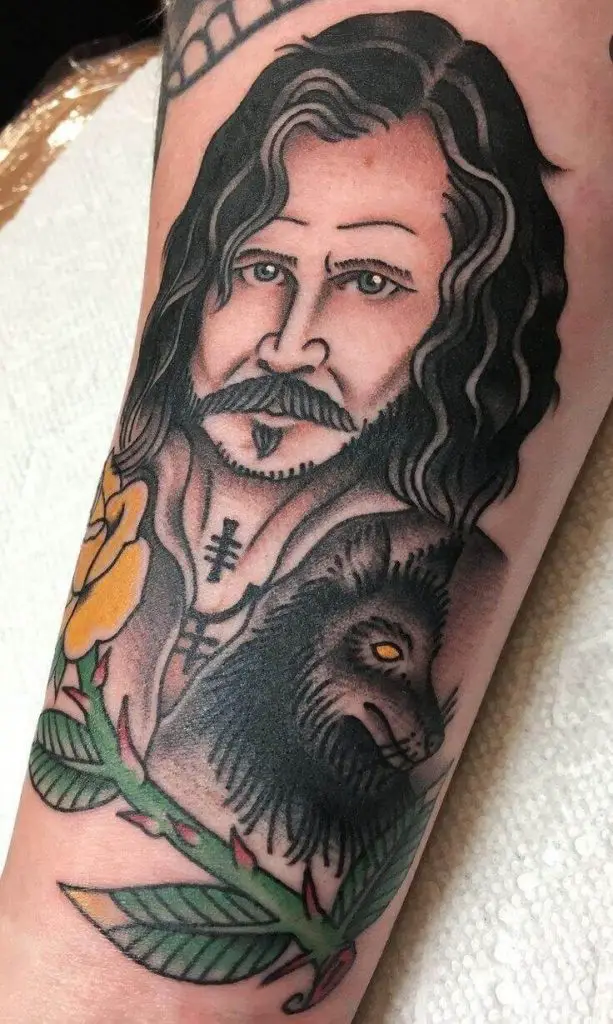 Sirius Blacks portrait tattoo Sirius Black's Tattoos: Everything You Need to Know (A Complete Guide)
