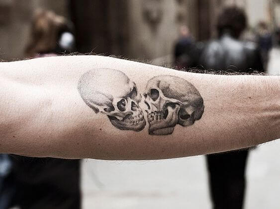 Small Skull Tattoos 4 61 Awesome Skull Tattoo Designs for Men and Women in 2022