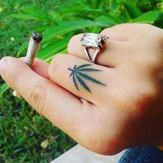 Small Weed Leaf Tattoo 12 100+ Amazing Weed Tattoo Ideas That Will Get You High