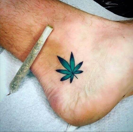 Small Weed Leaf Tattoo 4 100+ Amazing Weed Tattoo Ideas That Will Get You High